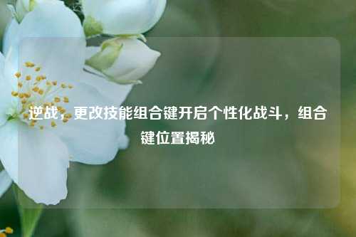 逆战，更改技能组合键开启个性化战斗，组合键位置揭秘