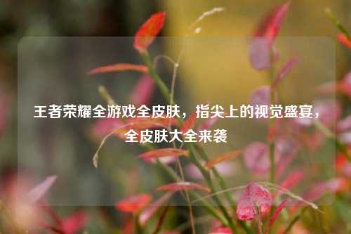 王者荣耀全游戏全皮肤，指尖上的视觉盛宴，全皮肤大全来袭