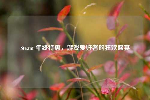 Steam 年终特惠，游戏爱好者的狂欢盛宴