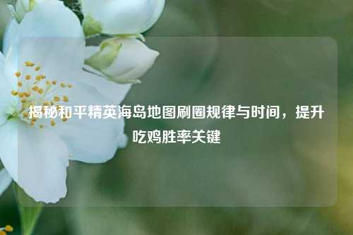 揭秘和平精英海岛地图刷圈规律与时间，提升吃鸡胜率关键