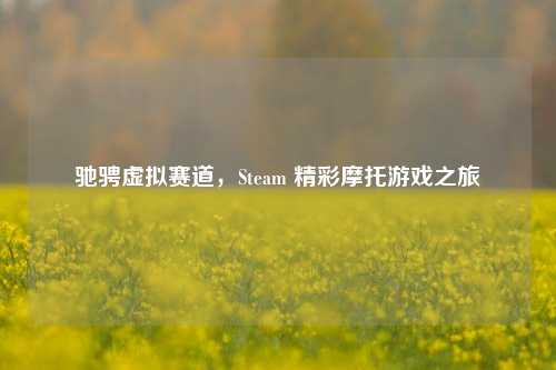 驰骋虚拟赛道，Steam 精彩摩托游戏之旅