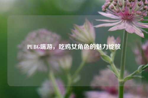 PUBG端游，吃鸡女角色的魅力绽放