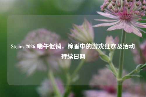 Steam 2026 端午促销，粽香中的游戏狂欢及活动持续日期