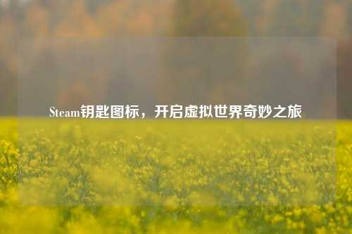 Steam钥匙图标，开启虚拟世界奇妙之旅