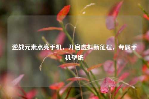 逆战元素点亮手机，开启虚拟新征程，专属手机壁纸