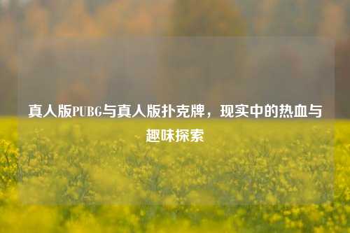 真人版PUBG与真人版扑克牌，现实中的热血与趣味探索