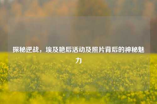 探秘逆战，埃及艳后活动及照片背后的神秘魅力