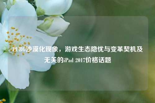 PUBG沙漠化现象,游戏生态隐忧与变革契机及无关的iPad 2017价格话题
