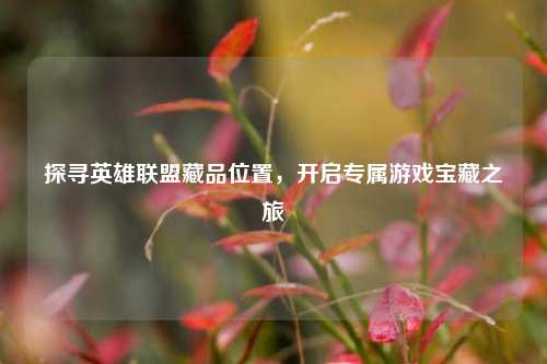 探寻英雄联盟藏品位置，开启专属游戏宝藏之旅