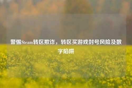 警惕Steam转区欺诈，转区买游戏封号风险及数字陷阱