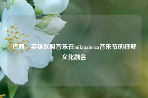 巴西,英雄联盟音乐在lollapalooza音乐节的狂野文化融合