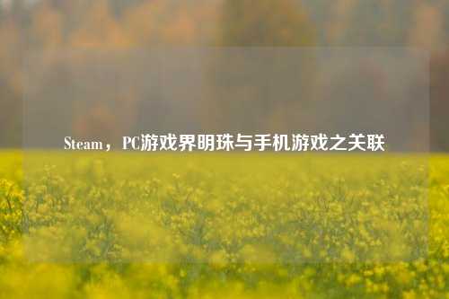 Steam，PC游戏界明珠与手机游戏之关联