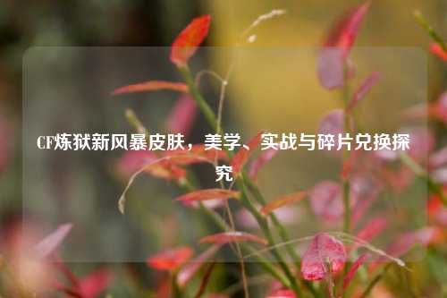 CF炼狱新风暴皮肤，美学、实战与碎片兑换探究