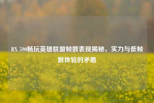 RX 590畅玩英雄联盟帧数表现揭秘，实力与低帧数体验的矛盾