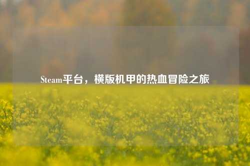 Steam平台,横版机甲的热血冒险之旅