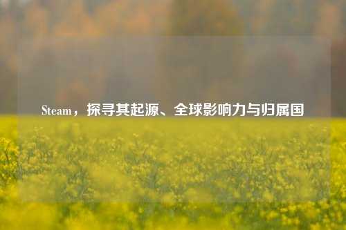 Steam，探寻其起源、全球影响力与归属国