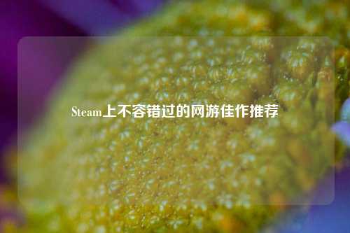 Steam上不容错过的网游佳作推荐