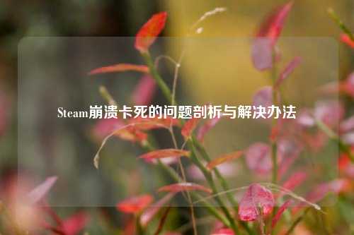 Steam崩溃卡死的问题剖析与解决办法