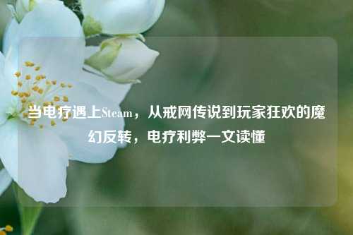 当电疗遇上Steam，从戒网传说到玩家狂欢的魔幻反转，电疗利弊一文读懂