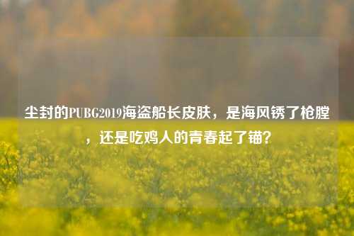 尘封的PUBG2019海盗船长皮肤，是海风锈了枪膛，还是吃鸡人的青春起了锚？