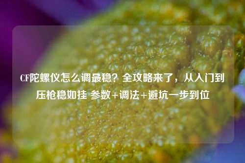 CF陀螺仪怎么调最稳？全攻略来了，从入门到压枪稳如挂 参数+调法+避坑一步到位