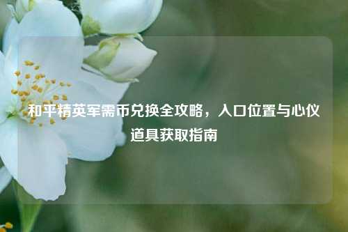 和平精英军需币兑换全攻略，入口位置与心仪道具获取指南