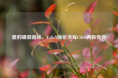 黑豹啸裂雨林，FalleN领衔书写CSGO两极传奇